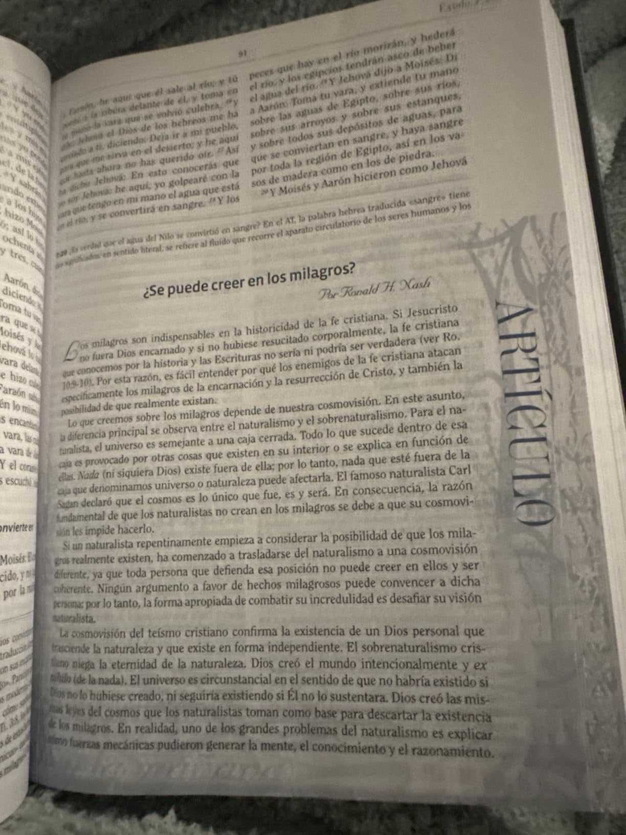 Biblia RVR 1960 de Estudio de Apologética Negro Tapa Dura